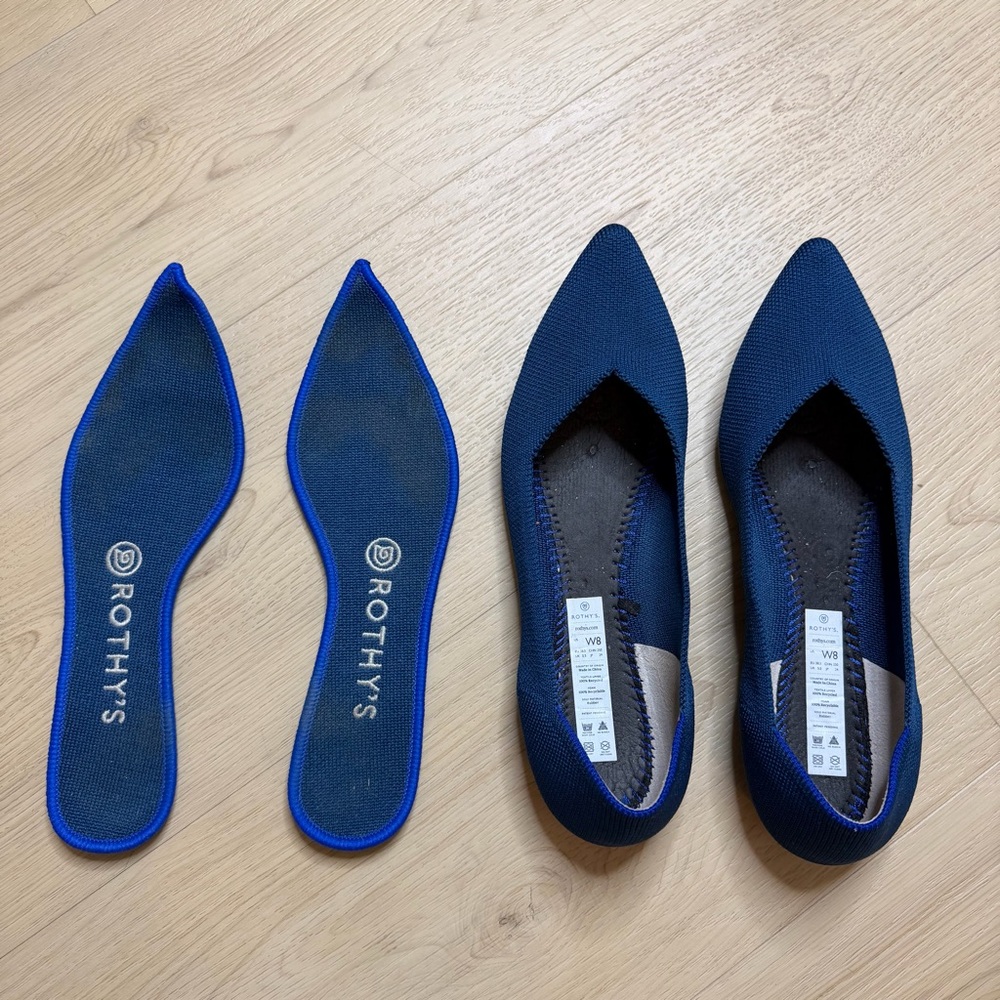 Rothy’s The Point Maritime Navy Ballet Flat - Picture 4 of 11